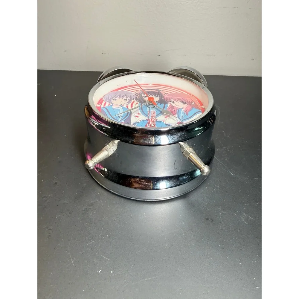Haruhi Suzumiya Talking Voice Alarm Clock Anime Tested‎ Works 3 Voice Modes 2006